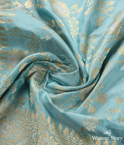 Handwoven_Light_Blue_Kadhwa_Jangla_Dupatta_with_Sona_Rupa_Zari_WeaverStory_05