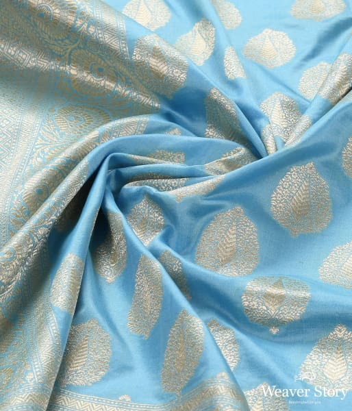 Handwoven_Sky_Blue_Katan_Silk_Cutwork_Booti_Dupatta_WeaverStory_05