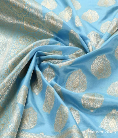 Handwoven_Sky_Blue_Katan_Silk_Cutwork_Booti_Dupatta_WeaverStory_05