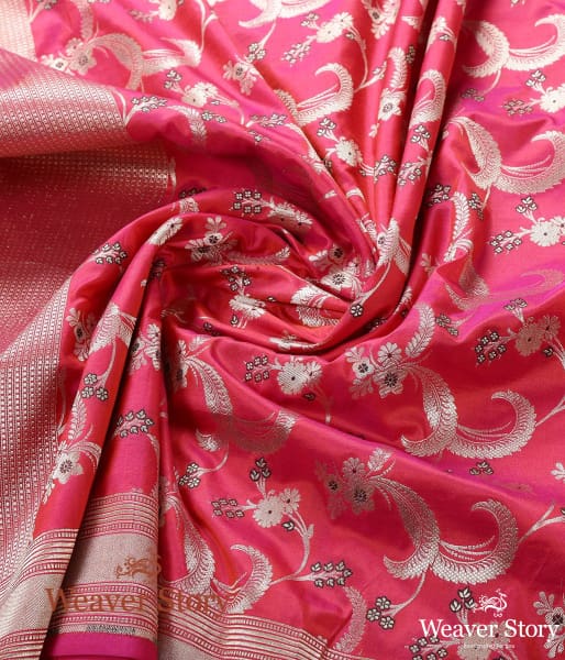 Handwoven_Pink_Katan_Silk_Cutwork_Meenkari_Jangla_Dupatta_WeaverStory_05