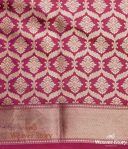 Handwoven_Purple_Kadhwa_Jangla_Saree_WeaverStory_05