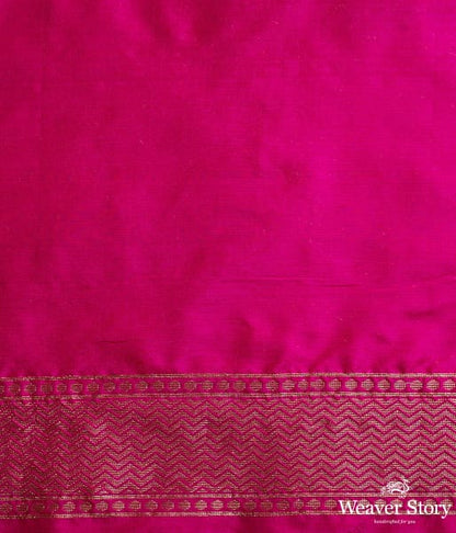 Handwoven_Rani_Pink_Patola_Saree_WeaverStory_05