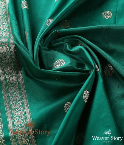 Handwoven_Green_Kadhwa_Asharfi_Booti_Dupatta_WeaverStory_05