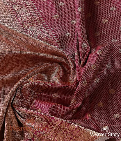 Handwoven_Wine_Banarasi_Dupatta_with_Zari_Tanchoi_WeaverStory_05