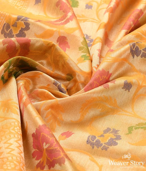 Handwoven_Yellow_Kimkhab_Patola_Dupatta_WeaverStory_05