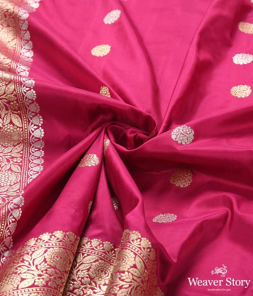 Handwoven_Pink_Banarasi_Kadhwa_Booti_Dupatta_WeaverStory_05