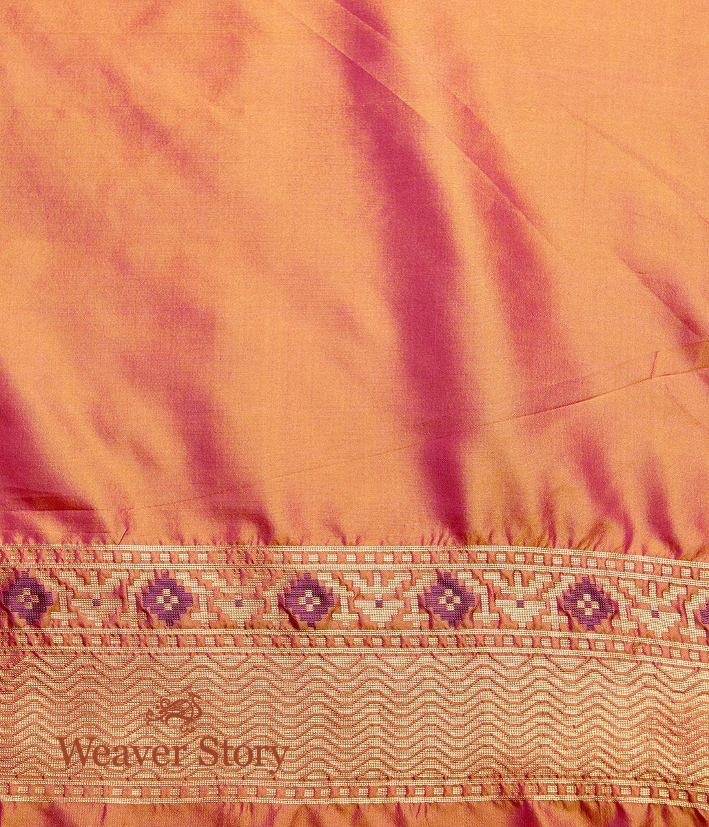 Handwoven_Yellow_and_Pink_Cutwork_Banarasi_Patola_Saree_WeaverStory_05
