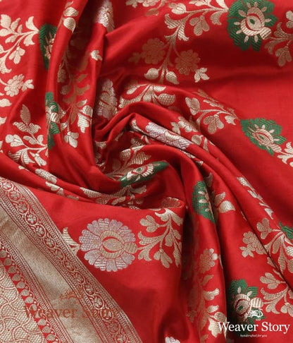 Handwoven_Red_Meenakari_Jangla_Dupatta_WeaverStory_04