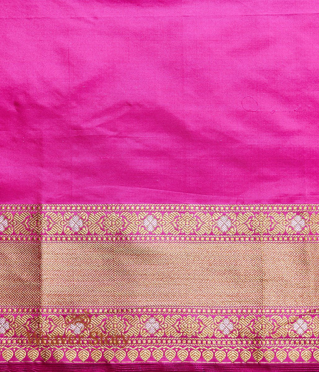 Handwoven_Pink_and_Orange_Rangkaat_Banarasi_with_Cutwork_Weave_WeaverStory_05