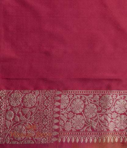 Handwoven_Yellow_and_Gold_Zari_Tanchoi_Saree_with_Pink_Selvedge_WeaverStory_05