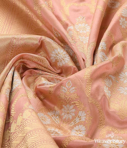 Handwoven_Light_Peach_Kadhwa_Jangla_Dupatta_WeaverStory_05