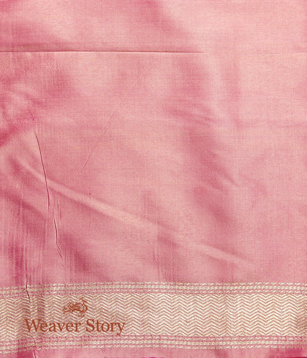 Handwoven_Soft_Pink_Banarasi_Shikargah_Saree_WeaverStory_05