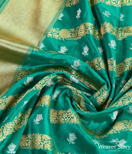 Handloom_Green_Sona_Rupa_Adda_Jangla_Dupatta_WeaverStory_05