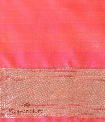 Handloom_Pink_Peach_Floral_Cutwork_Jaal_Saree_with_Meenakari_WeaverStory_05