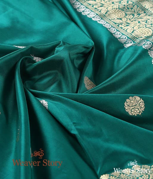 Handwoven_Green_Ginni_Booti_Dupatta_WeaverStory_05