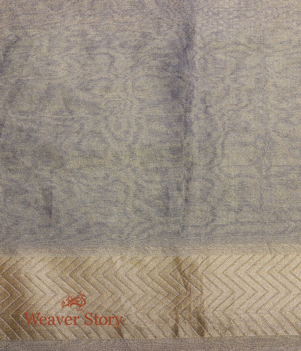 Handwoven_Grey_Silk_Tissue_Saree_with_Cutwork_Weave_WeaverStory_05