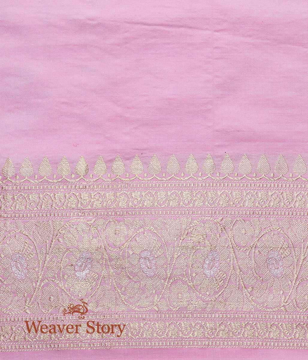 Handwoven_Pink_Angoor_Jaal_Ektara_Weave_Banarasi_Saree_WeaverStory_05