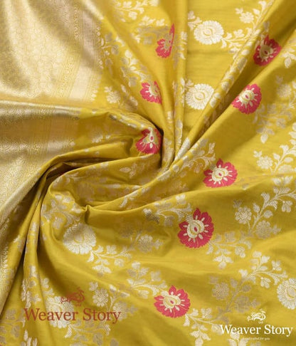 Handwoven_Yellow_Meenakari_Jangla_Dupatta_WeaverStory_05