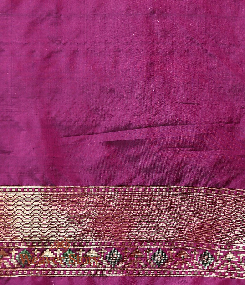 Handwoven_Blue_Banarasi_Patola_Saree_with_Meenakari_WeaverStory_05