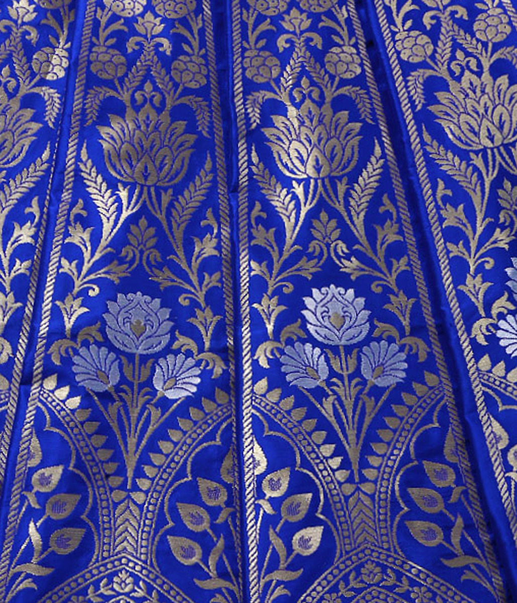 Blue_Handloom_Katan_Silk_Banarasi_Lehenga_with_Cutwork_WeaverStory_05