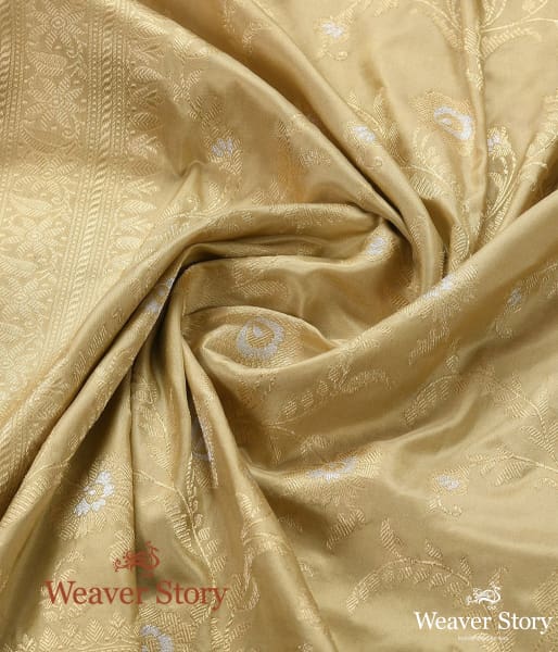 Handloom_Beige_Kadhwa_Jangla_Dupatta_WeaverStory_05