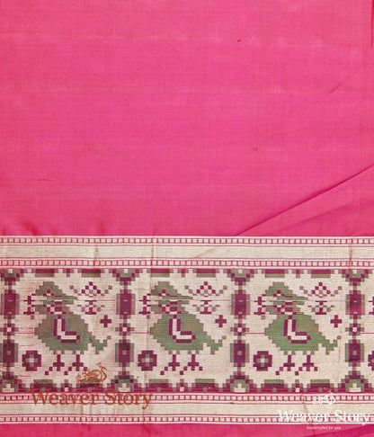 Handwoven_Pink_Banarasi_Patola_Saree_WeaverStory_05