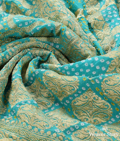 Handwoven_Sea_Green_Banarasi_Bandhej_Dupatta_WeaverStory_05