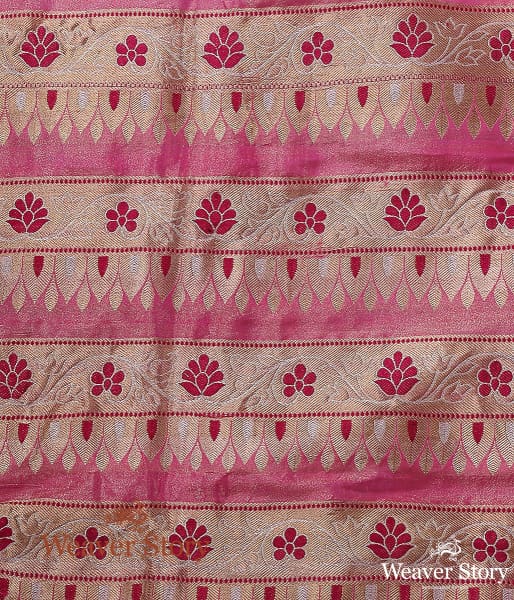 Handloom_Pink_Tissue_Kadhwa_Kalidar_Banarasi_Lehenga_WeaverStory_06