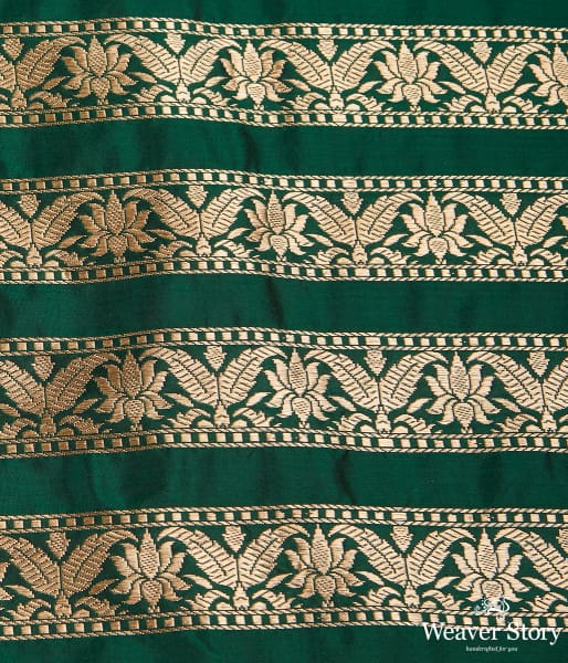 Green_Handloom_Silk_Cutwork_Banarasi_Lehenga_WeaverStory_06