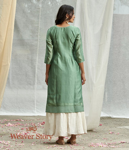 Handwoven_Sage_Green_Chanderi_Cotton_Silk_with_Tagai_Work_Tunic_with_White_Skirt_and_Dupatta_WeaverStory_04