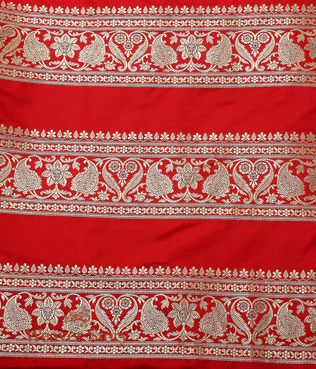 Handloom_Red_Banarasi_Lehenga_with_Meenakari_work_WeaverStory_06