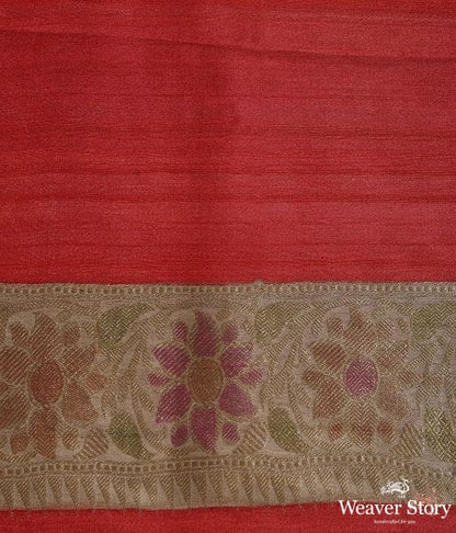 Handwoven_Tusser_Georgette_banarasi_saree_with_rangkaat_dye_WeaverStory_05