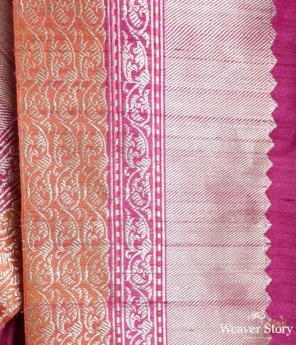 Handwoven_Banarasi_Tusser_saree_in_Pink_WeaverStory_04