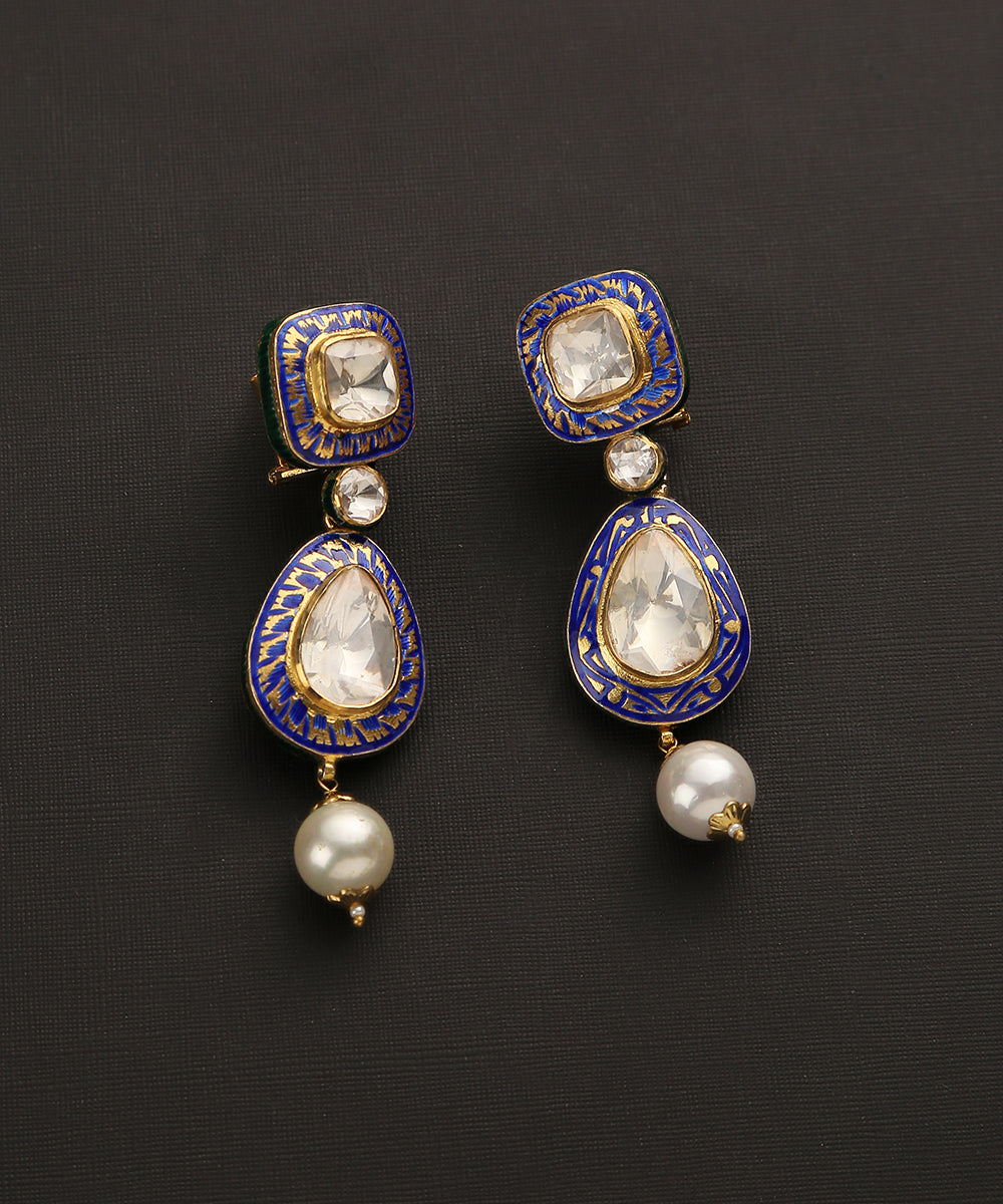 Aaminah_Handcrafted_Pure_Silver_Earrings_With_Kundan_And_Pearls_WeaverStory_02