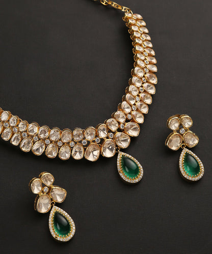 Daiwiki_Necklace_Set_With_Kundan_And_Emeralds_Handcrafted_In_Pure_Silver_WeaverStory_05