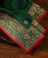 Deep_Green_Hand_Embroidered_Organza_Dupatta_With_Floral_Border_And_Booti_WeaverStory_01