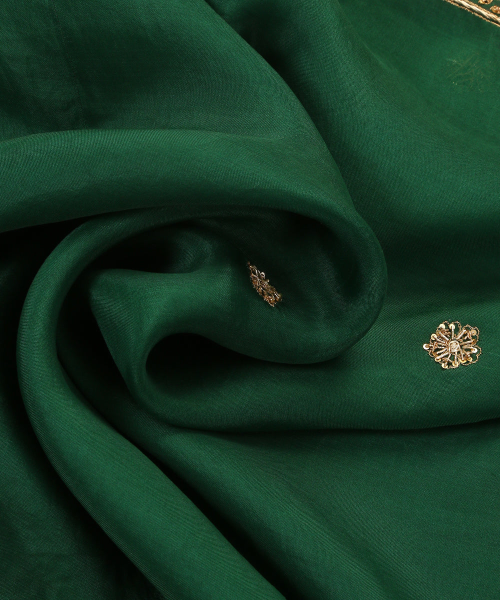 Deep_Green_Hand_Embroidered_Organza_Dupatta_With_Floral_Border_And_Booti_WeaverStory_05