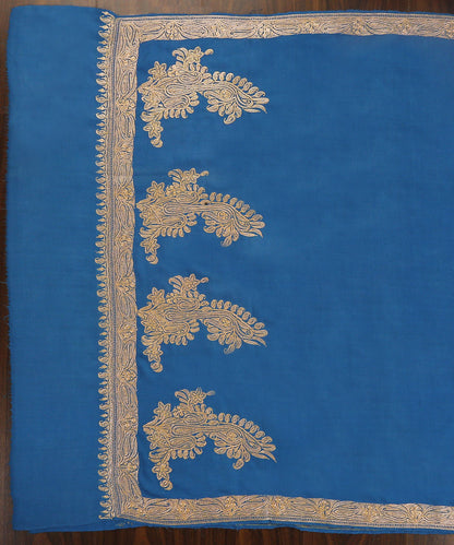 Cobalt_Blue_Handwoven_Pure_Pashmina_Shawl_With_Tilla_Border_And_Palla_WeaverStory_03
