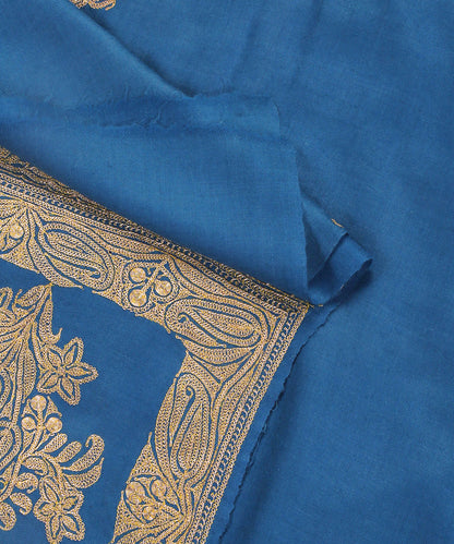 Cobalt_Blue_Handwoven_Pure_Pashmina_Shawl_With_Tilla_Border_And_Palla_WeaverStory_05