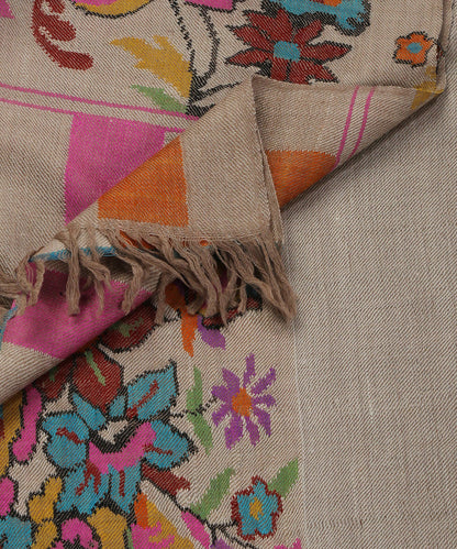 Handwoven_Beige_Pure_Pashmina_Shawl_With_Kani_Weave_And_Striped_Palla_WeaverStory_04