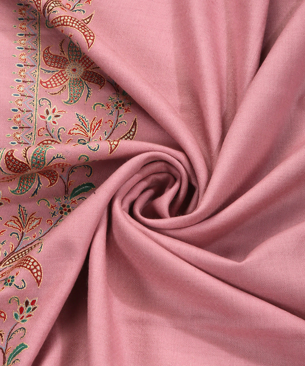Handwoven_Pink_Pure_Pashmina_Shawl_With_Paper_Mache_Floral_Embroidery_Border_WeaverStory_06