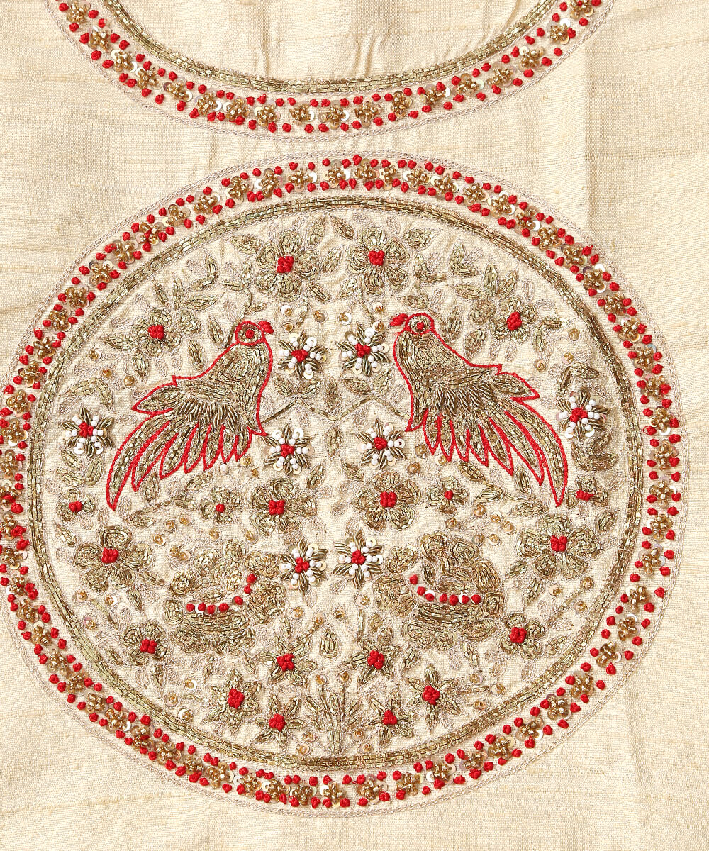 Offwhite_Raw_Silk_Blouse_Fabric_with_Zardozi_and_Meenakari_Hand_Embroidery_WeaverStory_04