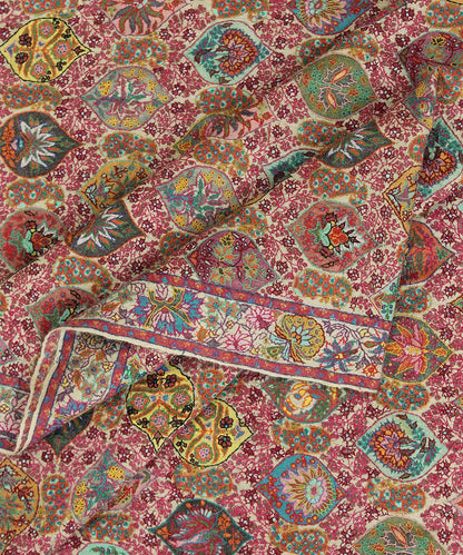 Beige_Pure_Pashmina_Shawl_With_Najibabad_Kalamkari_And_Sozni_Hand_Embroidery_WeaverStory_02