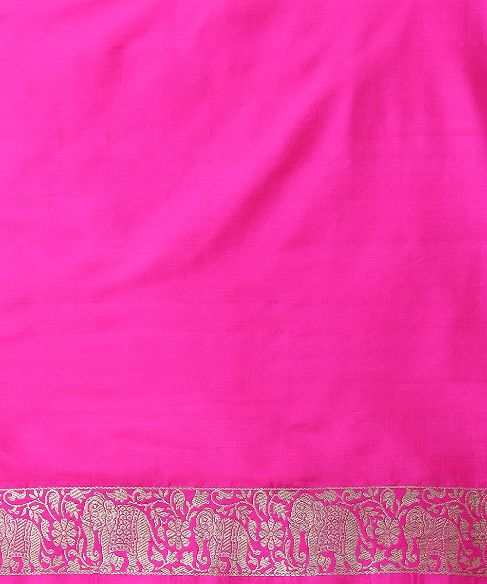 Black_and_Pink_Handloom_Pure_Katan_Silk_Banarasi_Saree_with_Meenakari_Tanchoi_and_Big_Shikargah_Border_WeaverStory_05