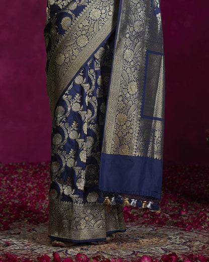 Blue_Katan_Silk_Handloom_Banarasi_Saree_with_Kadhwa_Weave_and_Jangla_Design_WeaverStory_04