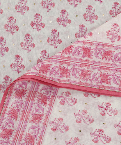 Pink_Handloom_Handblocked_Chanderi_Dupatta_With_Hand_Embroidered_Sequin_WeaverStory_04