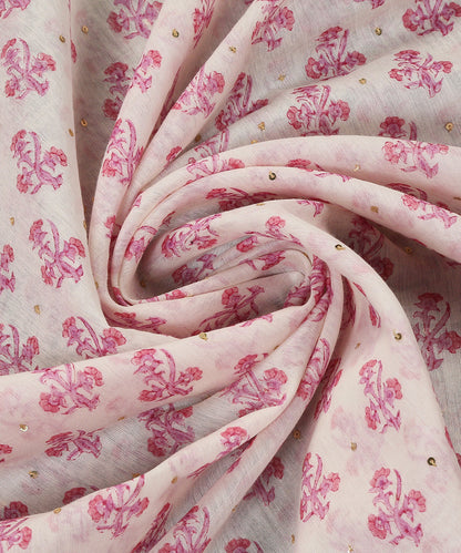 Pink_Handloom_Handblocked_Chanderi_Dupatta_With_Hand_Embroidered_Sequin_WeaverStory_05