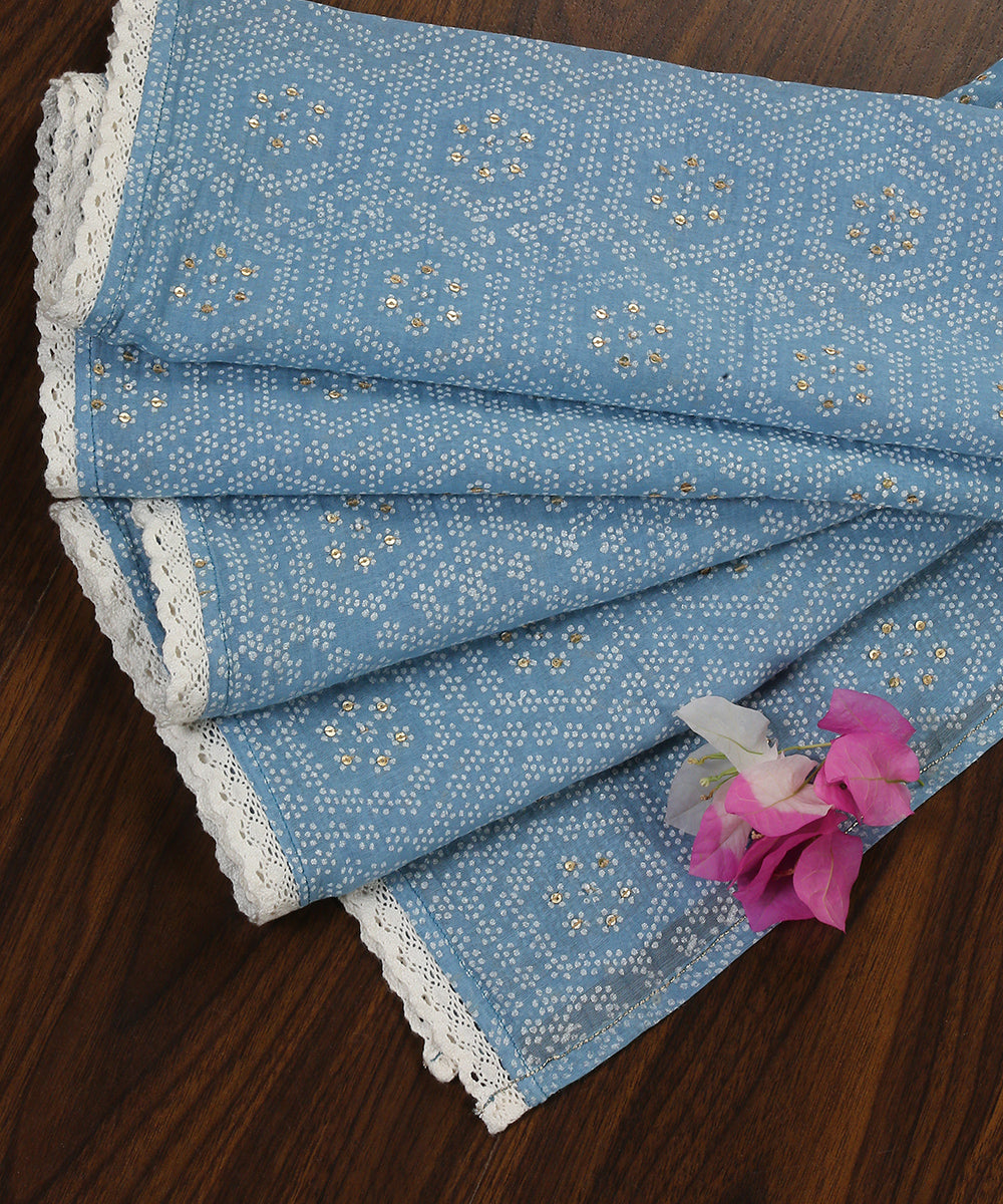 Blue_Handloom_Chanderi_Dupatta_With_Handblocked_Geometric_Floral_Motifs_WeaverStory_01