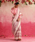 Handloom_Off_White_Organza_Saree_With_Hand_Block_Printed_Stripes_And_Floral_Pattern_WeaverStory_02