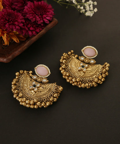 Chetaki_Handcrafted_Earrings_With_Pearls_And_Ghungroos_WeaverStory_01